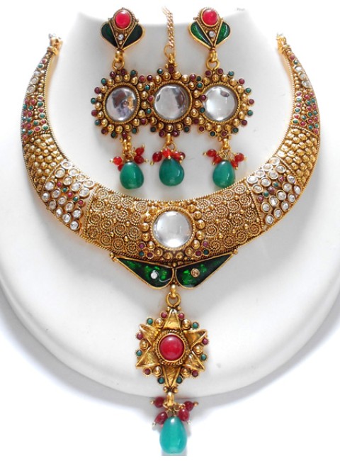 Polki Jewellery Set